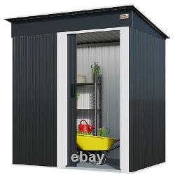 Gardebruk Metal Garden Shed Storage Tool Organiser Box Container 181x162x86cm