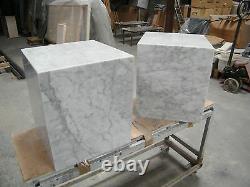 Genuine Marble cubes 35x35x40cm ht, white, beige, black or grey, UK made