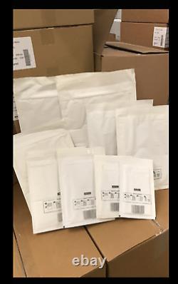 Genuine New White Jiffy Eco Padded Bags / Envelopes'all Sizes