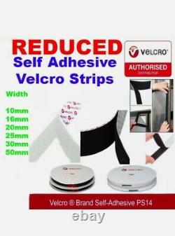 Genuine VELCRO Brand PS14 Self-Adhesive Hook & Loop Tape Fastener All Sizes