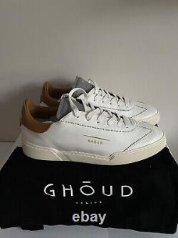 Ghoud Venice Men's Sneakers Shoes White Leather Contrast Heel UK 7 EU 41 BNIB