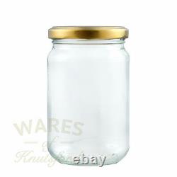 Glass Jam Jars, 12oz (290ml), Packs 12-192, Preserving, Marmalade, New