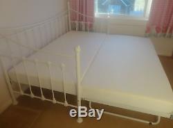 Glossy Vanilla Day Bed Versailles Cream With Without Trundle, Mattresses, New