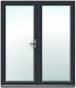 Grey French Door 1800mm X 2100mm Same Day Dispatch In Stock