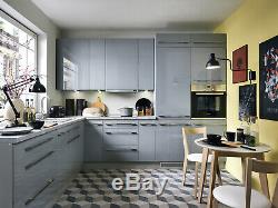 Grey gloss kitchen units set, complete kitchen, high quality grey gloss kitchen