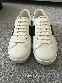 Gucci Trainers Sneakers Shoes Size UK 8 EU 42 Brand New in box Colour White