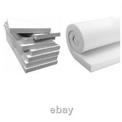 HIGH Density Foam Upholstery Foam Cushion Seat Pad cut to any size Replacement