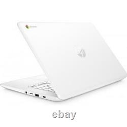 HP 14 14 Chromebook Intel Celeron N3350 4GB RAM 32GB eMMC Snow White