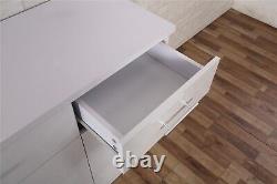 High Gloss 8 Drawer Sideboard / Cupboard / Buffet Solo / Chest of Drawers