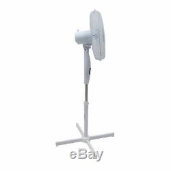 HighlivingElectric 16Oscillating Extendable Free Standing Pedestal Cooling Fan