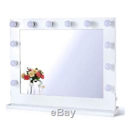 Hollywood Lighted Makeup Vanity Mirror with Lights + FREE 14 LED Dimmable Bulbs