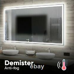 Illuminated Bathroom LED Mirror Lights with Touch Switch Demister BT Speaker L01