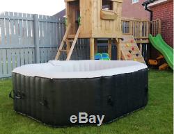 Inflatable Hot Tub Spa Jacuzzi 6 Person 1 Year Warranty Eden Spa Es-900