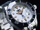 Invicta Mens 300m Grand Diver Creamsicle Nh35 Automatic White Lume Dial Ss Watch