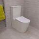 Jesy Bathroom Rimless Toilet Wc Ceramic Close Coupled Cloaked To Wall