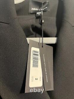 Judith & Charles Black Blazer Digital Dress Size 2 Brand New With Tags
