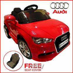 Kids Ride On Audi A3 Licensed 12v Car Remote Control Twin Motor Battery Cars