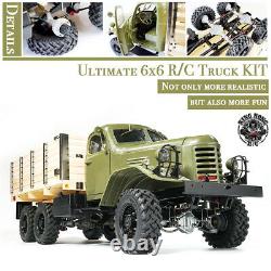 Kingkong RC 1/12 Scale CA30/ZISL-151 6x6 Soviet Truck with Metal Chassis KIT Set
