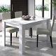 Lanza Extending Dining Table 90cm X 140cm 190cm White 4 6 Seater