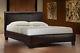 Leather Bed-double King-black-brown-white With Memory Foam-orthopaedic Mattress
