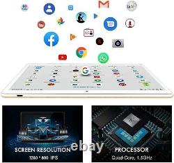 Laptop PC Tablet 2 in 1 10 Android 10 Quad-Core 4GB RAM 64GB ROM GPS SIM WIFI