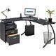 Large Corner Computer Desk A4 Filing Drawer For Home Office Piranha Regal Pc 28g