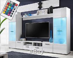 Living Room Set TV Unit Cabinet Furniture Wall Shelf Cupboard Stand Gloss Modern