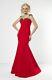 Luxurious Gown Dress, Red With Beautiful Sequins, Made In Turkey, Brand New