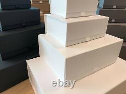 Luxury Magnetic Gift Boxes S/ M/ Deep/ L White/ Black/ Kraft/ Grey Wedding