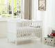 Mcc Wooden Baby Cot Bed Orlando With Top Changer & Water Repellent Mattress