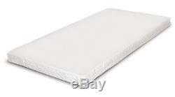 MCC Wooden Baby Cot Bed Orlando with Top Changer & Water repellent Mattress