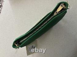 MONCRIEF PEBBLE BAG BRAND NEW WITH TAGS! Leather Bag RRP £400 EMERALD GREEN