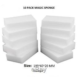 Magic Sponge eraser sponges x 10 Melamine Foam Stain Dirt Remover fablogix