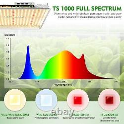 Mars Hydro TS 1000W LED Grow Light Full Spectrum for Indoor Plant Veg Flower HPS