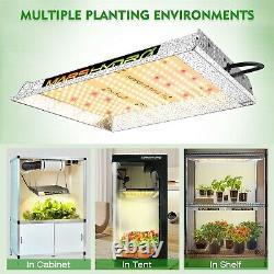 Mars Hydro TS 600W LED Grow Light+Carbon Filter Combo +Grow Tent Complete Kit