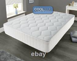 Memory Foam Luxury Matress Sprung Mattress 3ft Single 4ft6 Double 5ft King bed