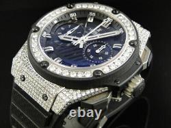 Mens Brand New Hublot Big Bang King Power Reserve Diamond Watch 13 Ct