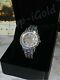 Mens Custom Fully Ice Out Bling Round Icy Watch Iced Cz Quality Stainless Steel
