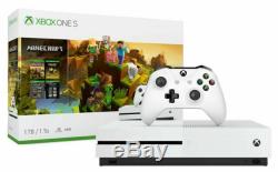 Microsoft Xbox One S 1TB Minecraft Creators Console Bundle White
