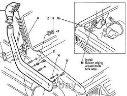 Mitsubishi Pajero / Shogun Wide Arch Flared Snorkel Kit 94 98 Brand New