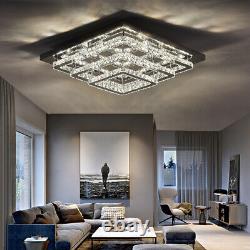 Modern Flush Mount LED Ceiling Light Crystal Lamp Chandelier Lights Living Room
