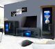 Modern Matt White Gloss Living Room Furniture Tv Unit Display Cabinet Led Lights