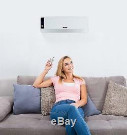 Mylek Electric Over Door Warm Air Curtain Fan Heater Led Digital Remote Control