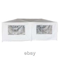 NEW! 3m x 6m White Waterproof Garden Gazebo Marquee Awning Party Tent