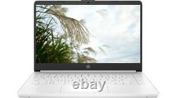 NEW HP 14 HD Laptop Intel Celeron N4020 4GB Memory 64GB eMMC Webcam White