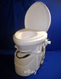 Nature's Head Dry Composting Toilet Spider Handle White Granite New Boat Rv Home