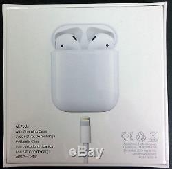New Apple AirPods White MMEF2AM/A Genuine Airpod Retail Box Sealed. Ships Fast