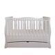 New Baby White Sleigh Mason Cot Bed With Drawer Optional Mattress 140x70x10cm