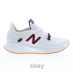 New Balance Fresh Foam Roav MROAVSAM Mens White Athletic Runnning Shoes
