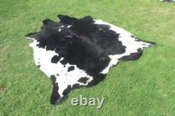 New Large 100% Tri Cowhide Leather Rugs Cow Hide Skin Carpet Area